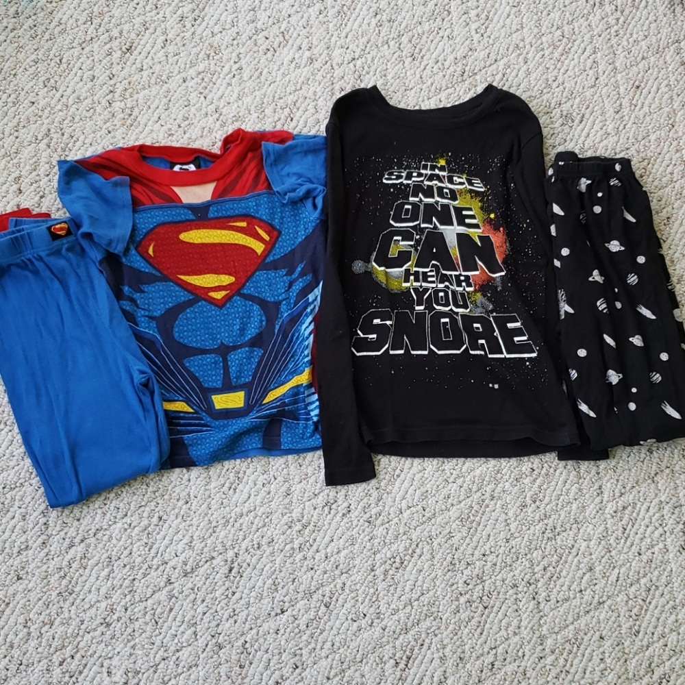 Two Boys size 10 pajamas sets